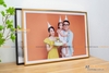 ảnh tráng gương khung vàng