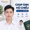 Dịch vụ chụp ảnh hộ chiếu Hà Nội đúng chuẩn, nền trắng, lấy ngay