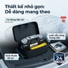 Máy bơm lốp ô tô cao cấp công nghệ 2 Piston tự ngắt, bơm khoẻ áp suất mạnh L605-AT