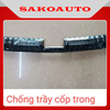 Ốp chống trầy cốp Trong Ngoài Mitsubishi Attrage 2019 - 2025 thép không gỉ vân titan bảo vệ xe