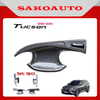 Ốp tay cửa - Chén cửa - Nắp xăng - Ốp Gương xe Tucson 2022 - 2025 Carbon cao cấp