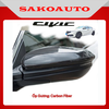 Ốp tay cửa - Hõm cửa - Ốp gương - Nắp xăng xe Honda Civic 2017 - 2021 Carbon cao cấp
