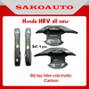Ốp Tay cửa - Ốp chén cửa hõm cửa - Ốp gương - Nắp xăng Carbon xe HRV 2023-2025 Carbon