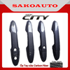 Ốp tay cửa - Ốp chén cửa - Nắp xăng Honda City 2017 - 2020 Carbon cao cấp