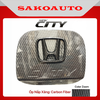 Ốp tay cửa - Ốp chén cửa - Nắp xăng Honda City 2017 - 2020 Carbon cao cấp
