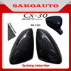 Ốp tay cửa - Ốp chén hõm cửa - Gương chiếu hậu - Nắp bình xăng Mazda CX-30 Phụ Kiện dán Carbon fiber