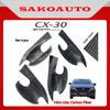 Ốp tay cửa - Ốp chén hõm cửa - Gương chiếu hậu - Nắp bình xăng Mazda CX-30 Phụ Kiện dán Carbon fiber