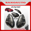 Ốp tay nắm - Ốp chén cửa - Ốp gương - Nắp xăng Honda Civic 2022 - 2025 full xe Carbon bên ngoài