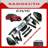 Ốp tay nắm - Ốp chén cửa - Ốp gương - Nắp xăng Honda Civic 2022 - 2025 full xe Carbon bên ngoài