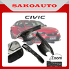 Ốp tay nắm - Ốp chén cửa - Ốp gương - Nắp xăng Honda Civic 2022 - 2025 full xe Carbon bên ngoài