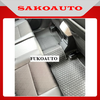 Thảm lót sàn cao su xe Toyota Veloz 2022 - 2025-2026 | Màu Đen đủ 3 hàng ghế chất liệu cao su chữ trắng