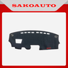 Thảm taplo da carbon xe Mazda 2 2016 - 2025 màu đen cao cấp đế có chống trượt
