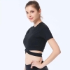 Áo tập croptop Van chéo