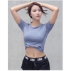Áo tập dài viền 2 bên