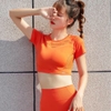 Bộ tập croptop logo