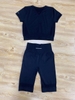 Bộ tập lửng gối croptop Gym Icon