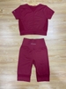 Bộ tập lửng gối croptop Gym Icon