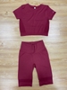 Bộ tập lửng gối croptop Gym Icon