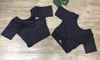 Áo tập croptop xoắn lưng - có mút sẵn