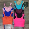 Áo tập 3 lỗ croptop rút tay bèo