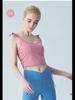 Áo tập 3 lỗ croptop rút tay bèo