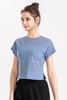 Áo tập croptop pha lưới 021