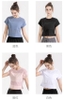 Áo tập croptop pha lưới 021