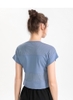 Áo tập croptop pha lưới 021