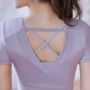 Áo tập crop thun dây cc 021