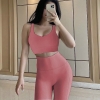 Bộ tập dài nơ bra dây đôi cài sau