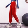 Quần tập jogger dù co giãn viền dạ quang