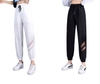 Quần tập jogger dù co giãn phối lưới xéo