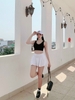 Quần tập chân váy ren KT