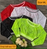 Áo tanktop crop lưới sọc f21