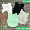 Áo bra crop trơn F21