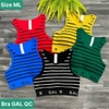 Áo tập bra sọc dệt GAL