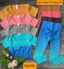 Bộ tập dệt crop loang mitao 04