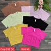 Áo tập croptop dệt 285