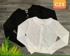Áo khoác tanktop lưới khóa kéo