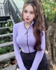 Áo khoác croptop dệt iso