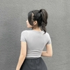 Áo tập croptop dệt cmon 023