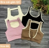 Áo tập bra gân cài sau