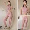 Bộ tập thun lạnh Jooger khóa kéo