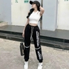 Quần tập dài jooger dù chữ thiết kế