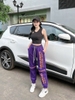 Quần tập dài jooger dù chữ thiết kế
