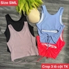 Áo tập bra crop cột dây TK