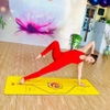 Bộ tập Yoga Jumpsuit chéo dây bảng to