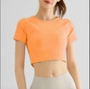 Áo tập croptop thun trơn NK 411