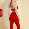 Bộ tập dài lycra chéo dây