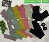 Bộ tập dài crop naqi lưng V 184
